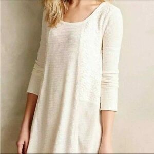 Anthropologie Eloise waffle tunic